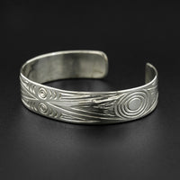 Goat Horn - Silver Bracelet