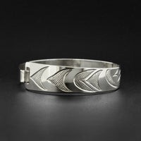 Eagle and Bear - Silver Clasping Bracelet