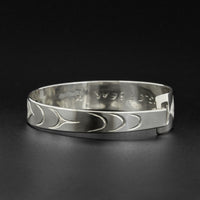 Eagle and Bear - Silver Clasping Bracelet