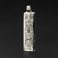Beaver and Bear - Silver Pendant
