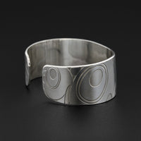 Abstract Thunderbird - Silver Bracelet