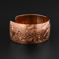 Salmon - Copper Bracelet