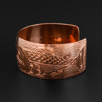 Salmon - Copper Bracelet