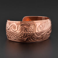 Salmon - Copper Bracelet
