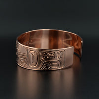 Raven and Eagle - Copper Bracelet