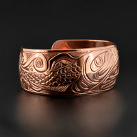 Salmon - Copper Bracelet