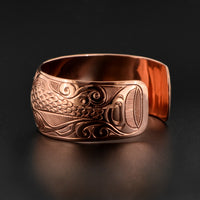 Salmon - Copper Bracelet