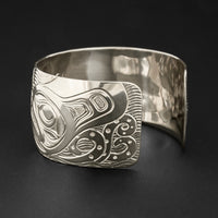 Orca and Octopus - Silver Bracelet