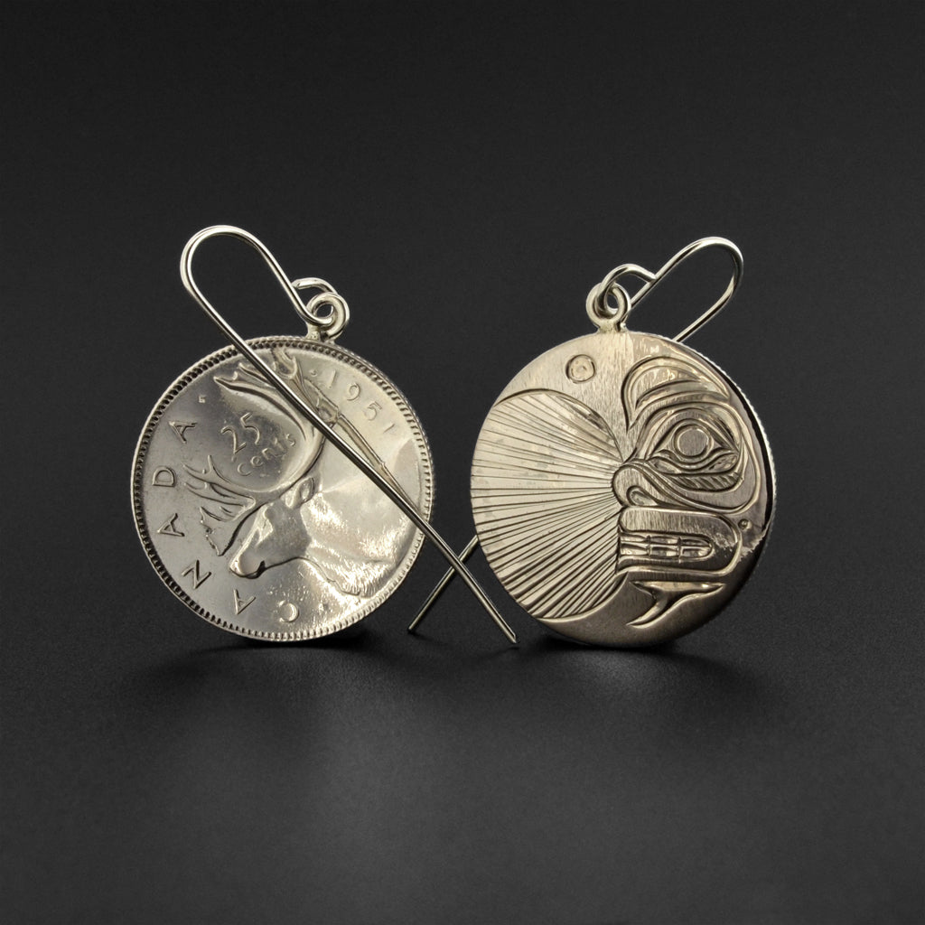 Sun and Moon - Silver Earrings