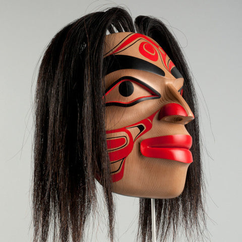 Eagle Portrait - Red Cedar Mask