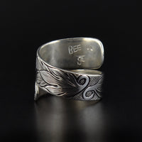 Bee - Silver Wrap Ring