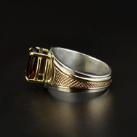 Abstract - Silver Ring