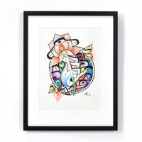 Yáyáwala - Mixed Media Painting on Paper