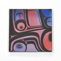 Untitled - Spray Paint and Acrylic on Canvas