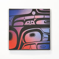 Untitled - Spray Paint and Acrylic on Canvas
