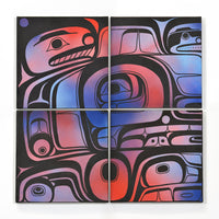 Untitled - Spray Paint and Acrylic on Canvas