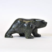 Walking Bear - Stone Sculpture