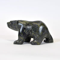 Walking Bear - Stone Sculpture