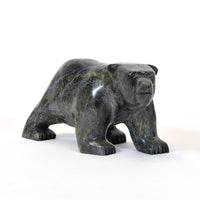 Walking Bear - Stone Sculpture