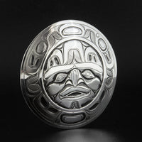 Nuxalk Moon - Silver Pendant