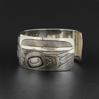 Wolf and Hawk - Silver Bracelet