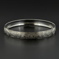 Hummingbird - Silver Bangle