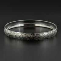 Hummingbird - Silver Bangle
