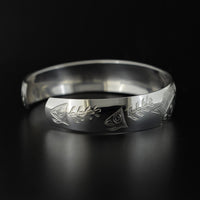 Salmon Lifecycle - Silver Bracelet