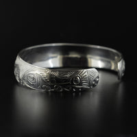 Salmon Lifecycle - Silver Bracelet