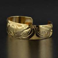 Reverse Eagles - 14k Gold Bracelet
