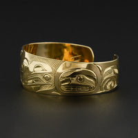 Raven and Light - 14k Gold Bracelet