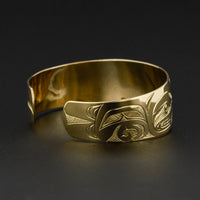 Raven and Light - 14k Gold Bracelet