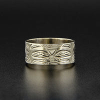 Bear - 14k White Gold Ring