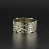 Bear - 14k White Gold Ring