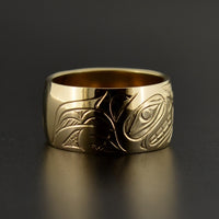 Wolf - 14k Gold Ring