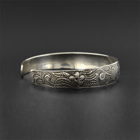 Historical Floral - Silver Bracelet