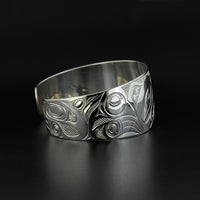 Bear and Eagle - Silver Bracelet