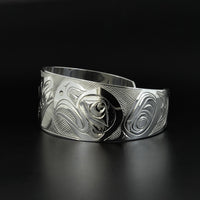 Bear and Eagle - Silver Bracelet