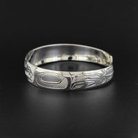 Raven and Light - Silver Bracelet