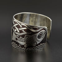 Salmon - Silver Bracelet