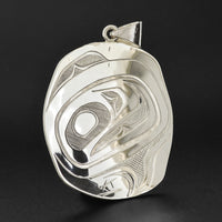 Salmon - Silver Pendant