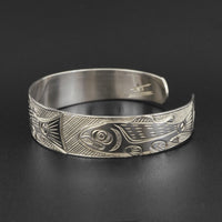 Salmon - Silver Bracelet