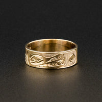 Wolf - 14k Gold Ring