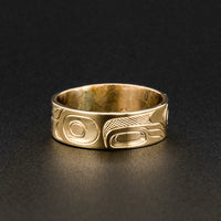 Wolf - 14k Gold Ring