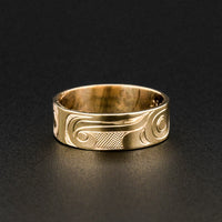 Wolf - 14k Gold Ring
