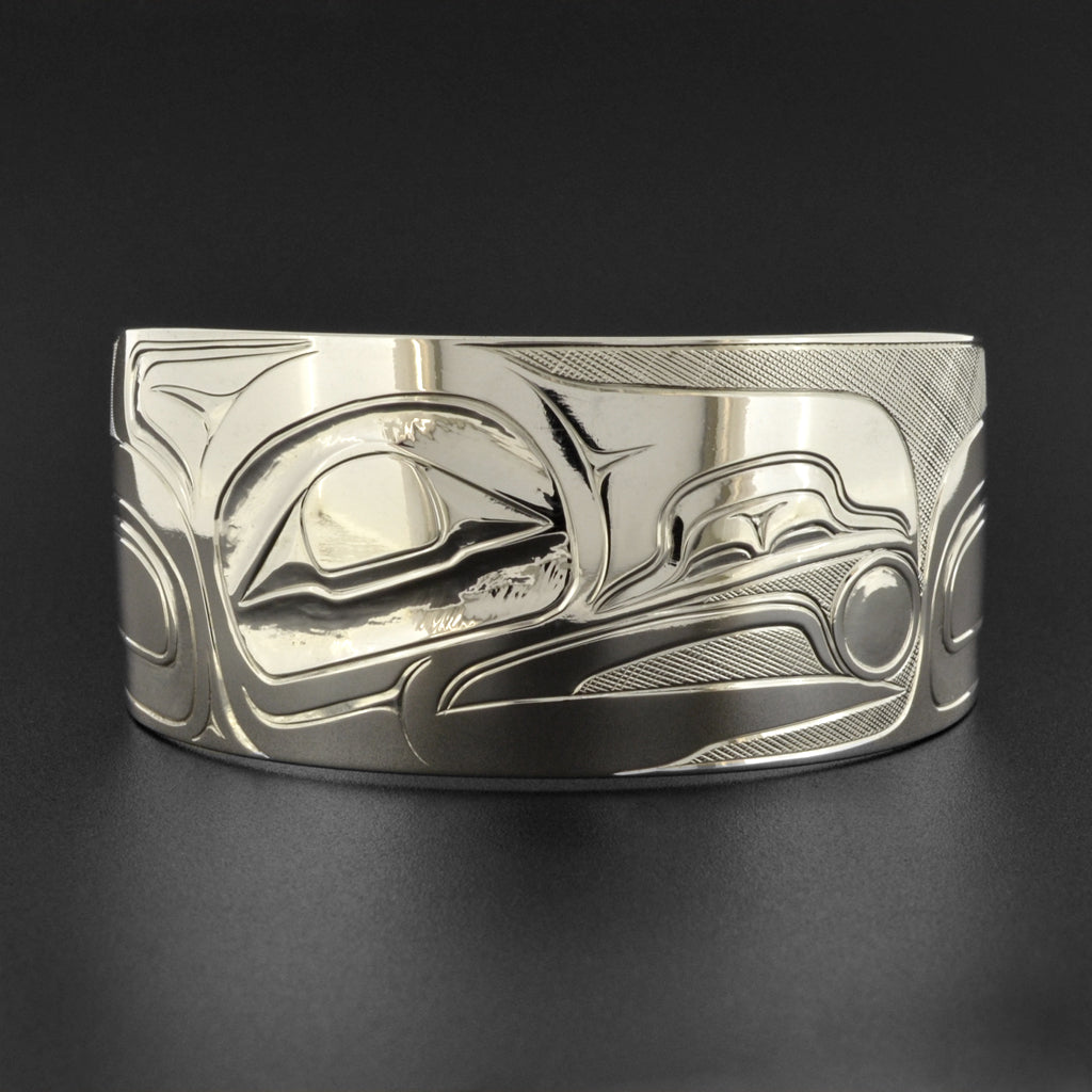 Raven and Light - Silver Bracelet