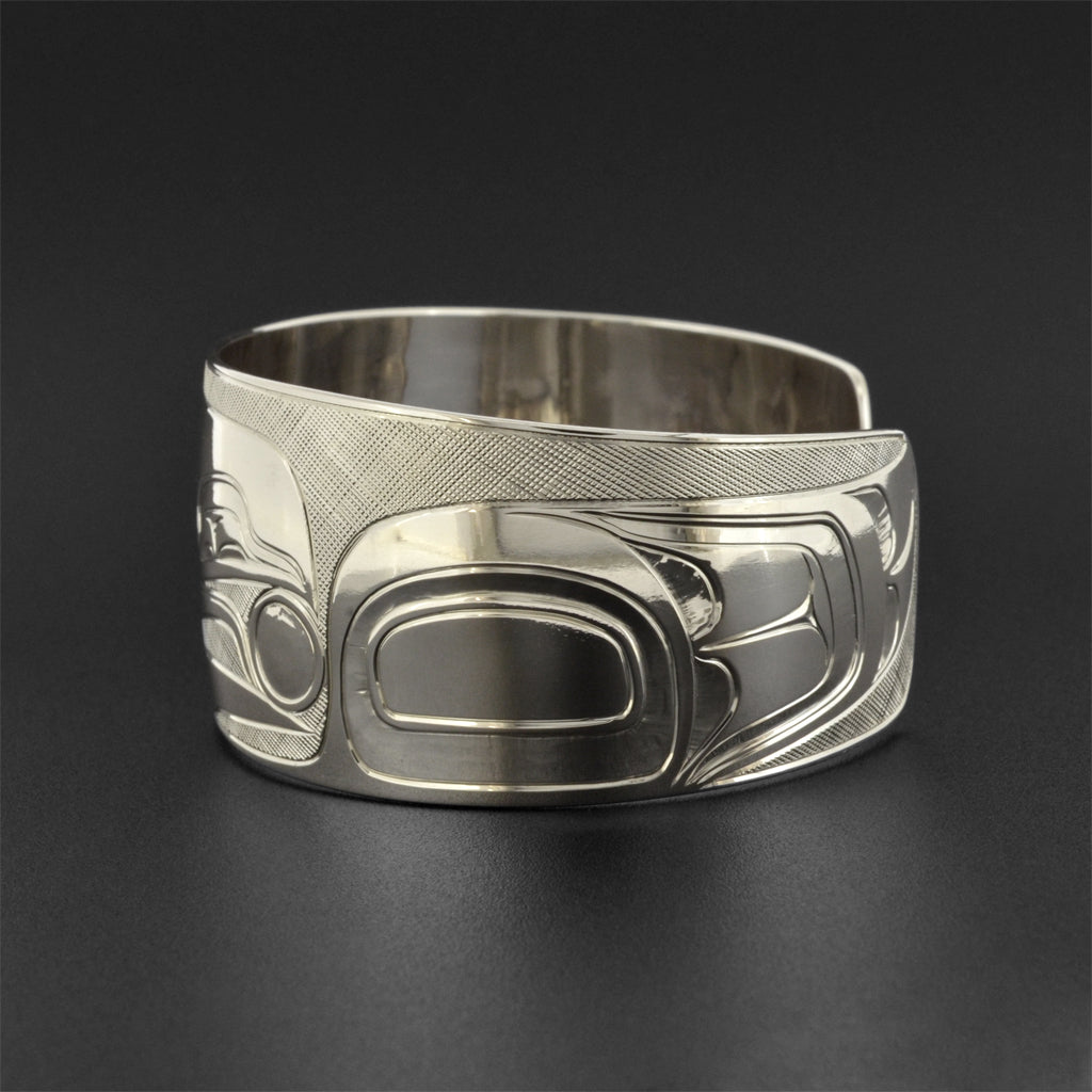 Raven and Light - Silver Bracelet