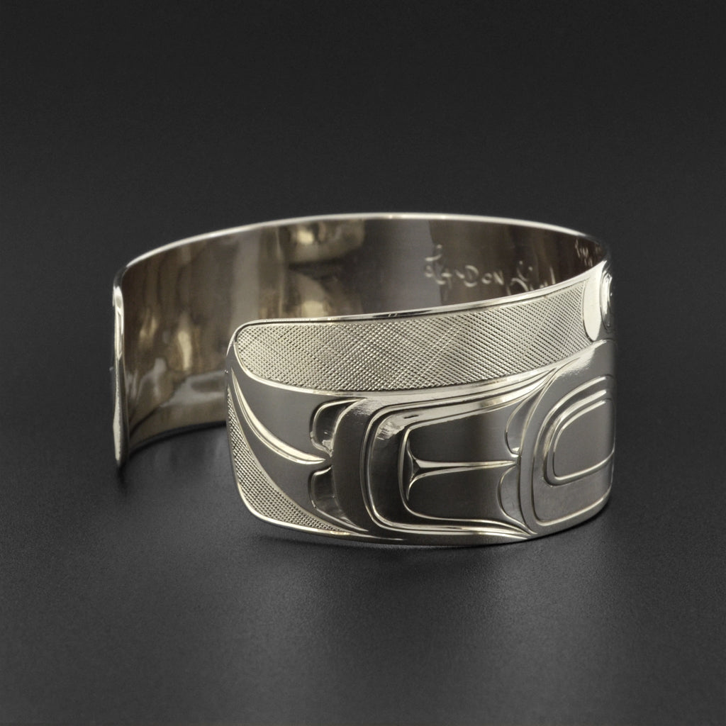 Raven and Light - Silver Bracelet