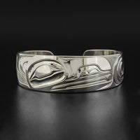 Raven and Light - Silver Bracelet