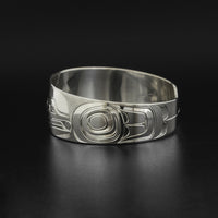 Raven and Light - Silver Bracelet
